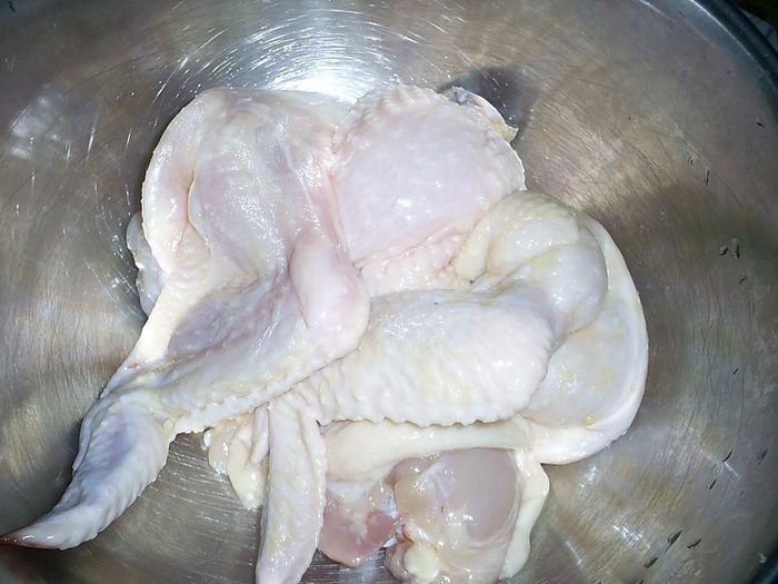 Фаршированная курочка (упрощенный вариант)