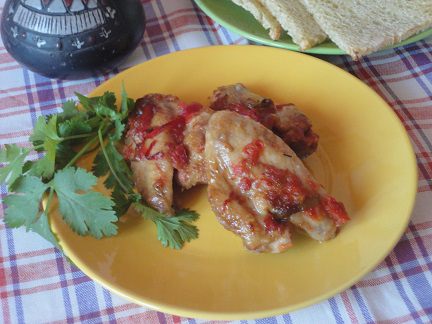 Пряные куриные крылышки (Алитас де пойо)