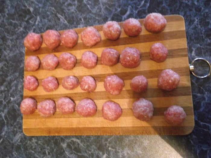 Спагетти с фрикадельками 