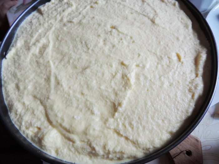 Маковый пирог со сметанной заливкой