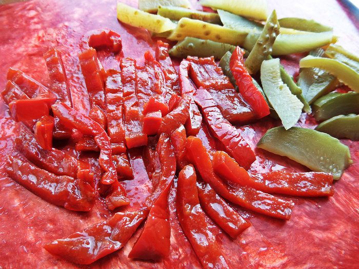 Постный картофельный салат