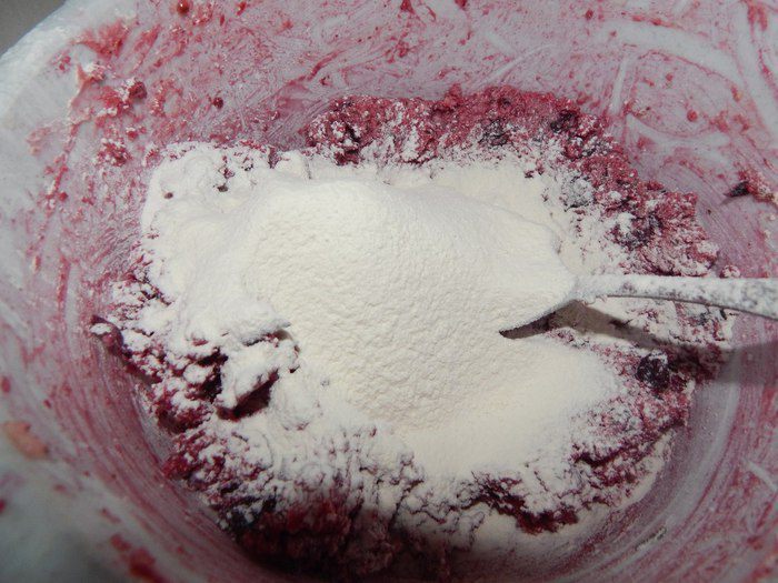 Фиолетовое печенье 