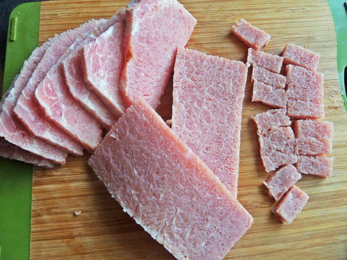 Кускус с овощами и ветчиной