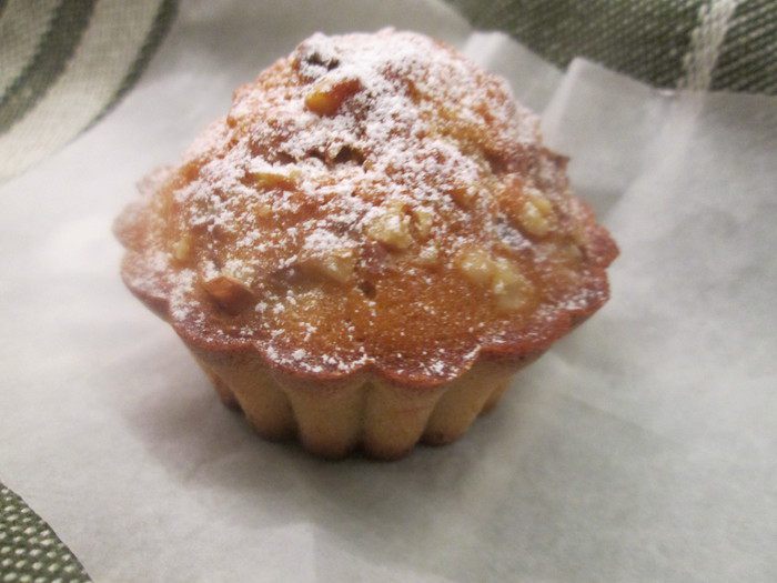 Тыквенные кексы с корицей и орехами