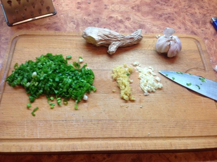 Лапша соба с овощами