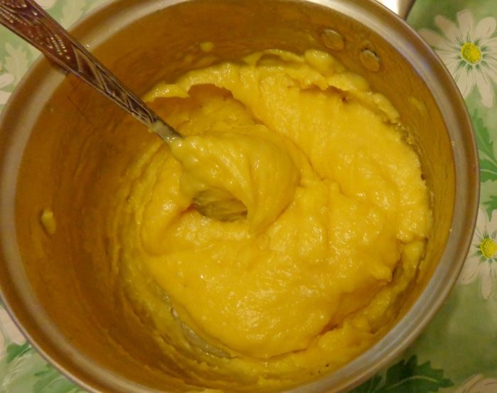 Заварные булочки с ветчиной, сыром и болгарским перцем