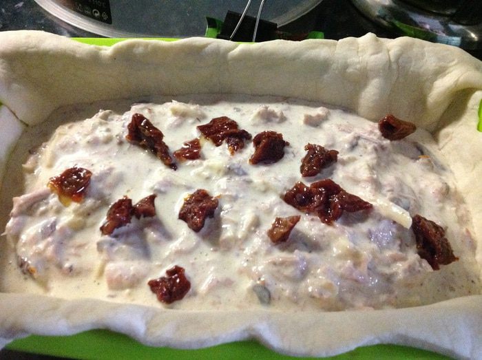 Запеченный кекс с тунцом