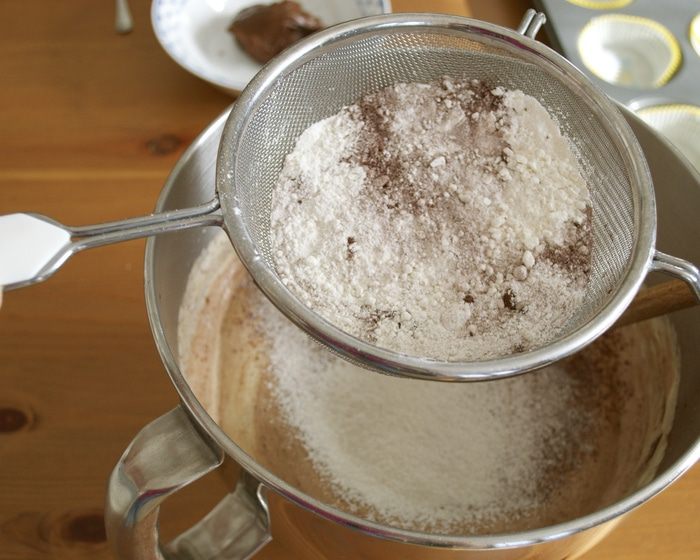 Капкейки на шоколадной пасте