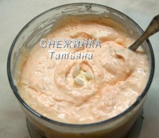 Закуска с креветками в вине и муссом из форели «Вдохновение весной»
