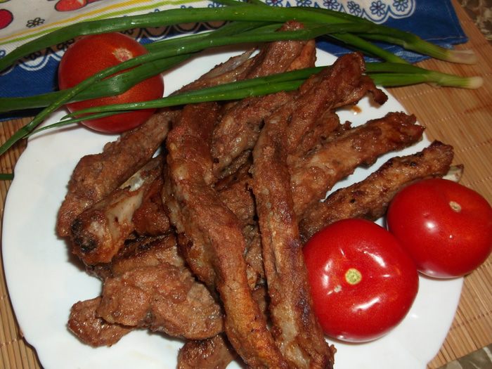 Свиные ребрышки по-канадски