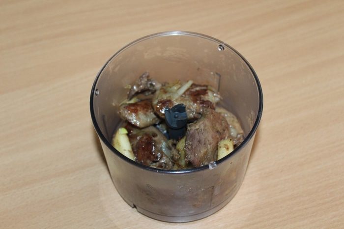 Блины с  муссом из утиной печени