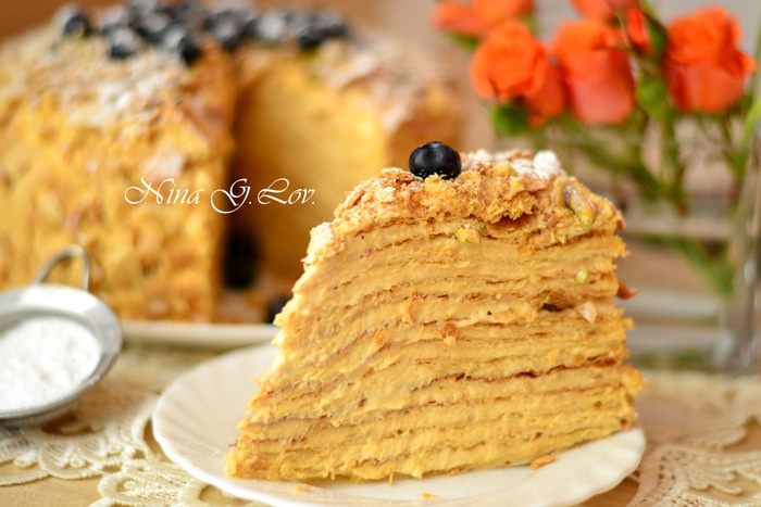 Торт Наполеон &amp;quot;Абрикосовый&amp;quot;