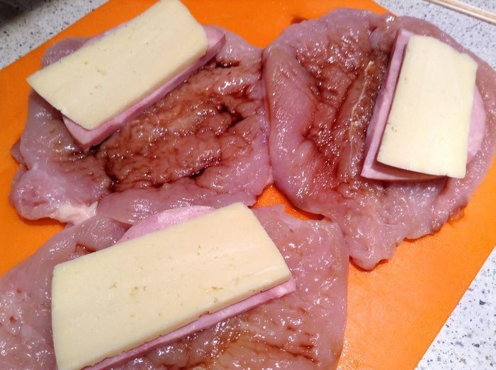 Кордон блю из куриных грудок