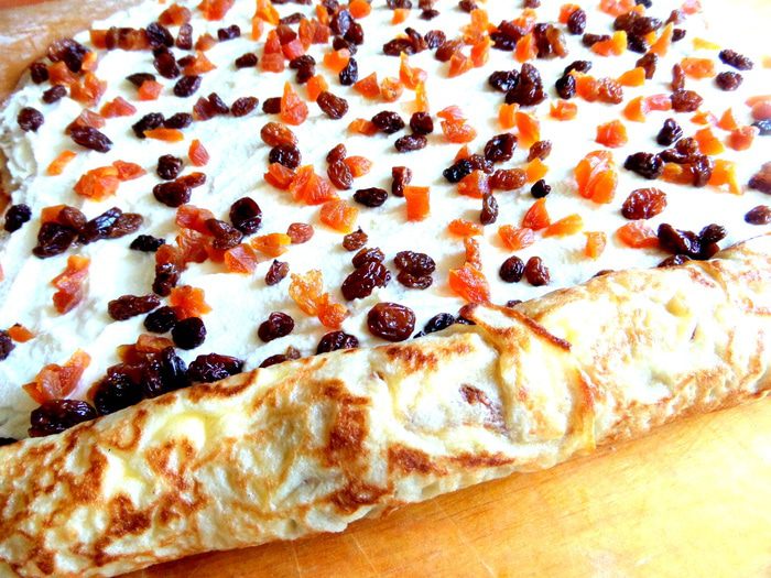 Творожные роллы в двух вариантах