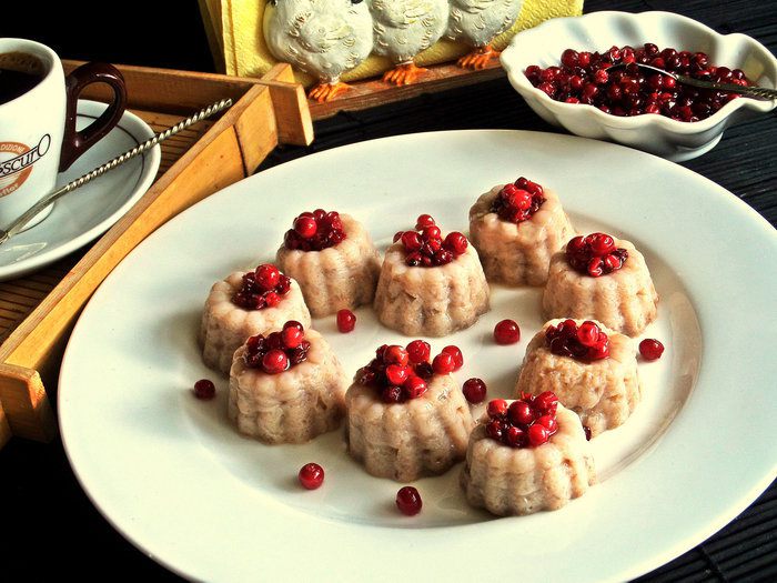 Быстрое суфле с бананом