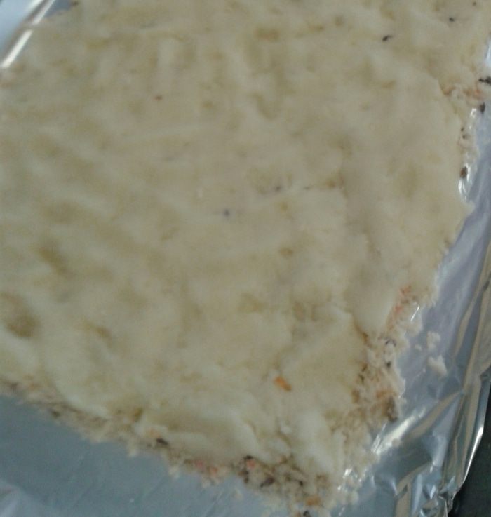 Картофельный рулет с грибами