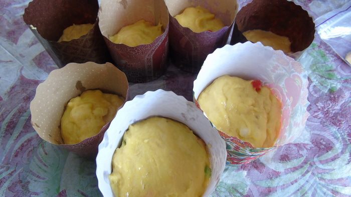 Пасхальный Кулич с марципаном