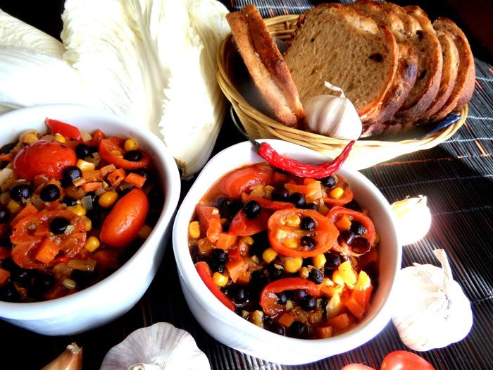 Вегетарианский чили Chili Con Carnе (латышская версия)