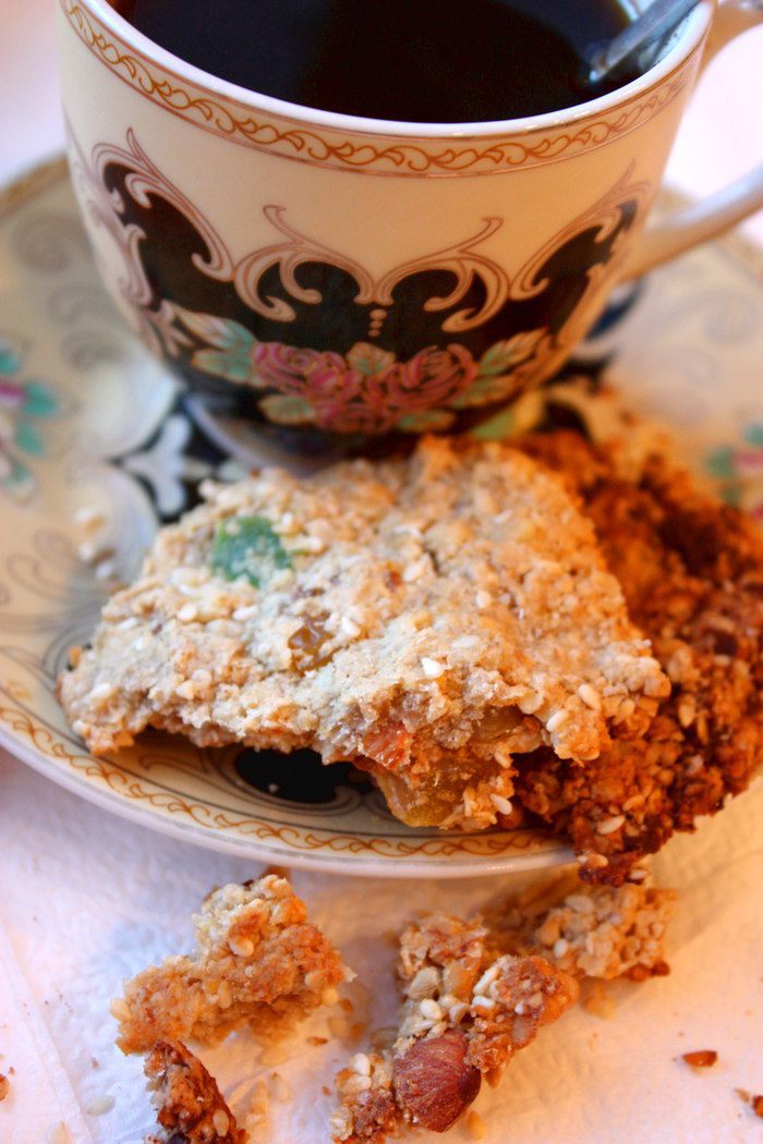 Орехово-овсяное печенье (а-ля гранола)