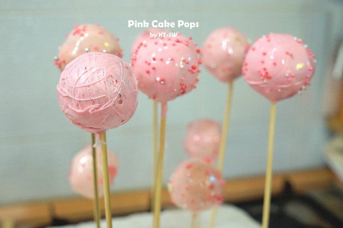 Пирожные &amp;quot;Розовые Кейк Попсы&amp;quot;