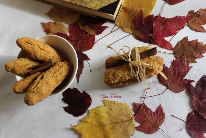 Тыквенное печенье с корицей и кардамоном