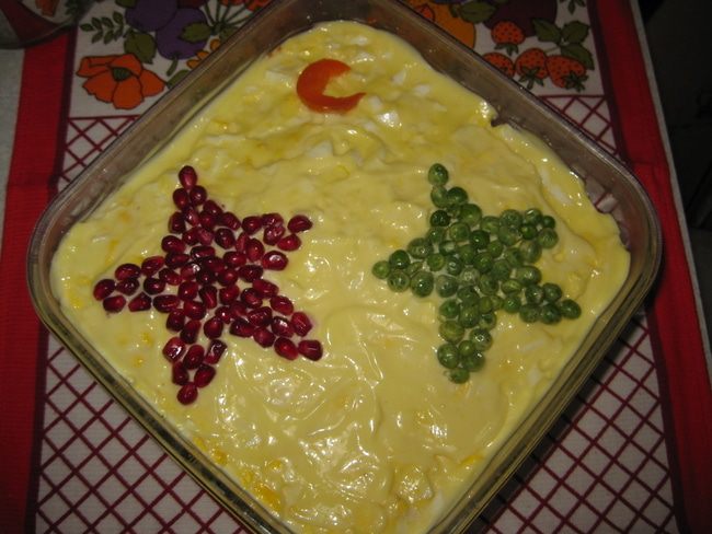 Салат слоеный &amp;quot;Две звезды&amp;quot;