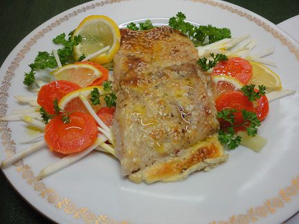 Рыба в кунжуте