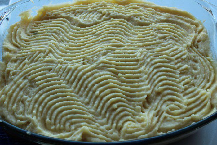 Картофельная запеканка с рыбой