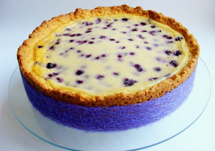 Сметанник с черникой