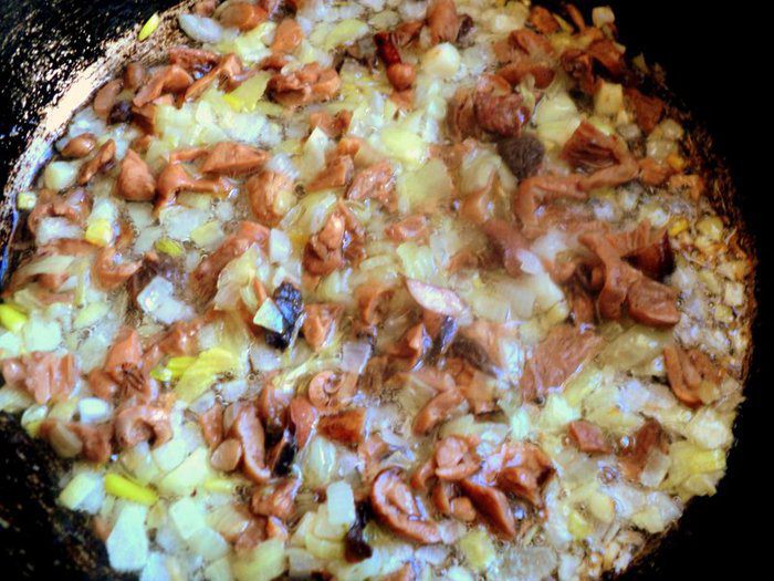 Голубцы с картофелем и грибами