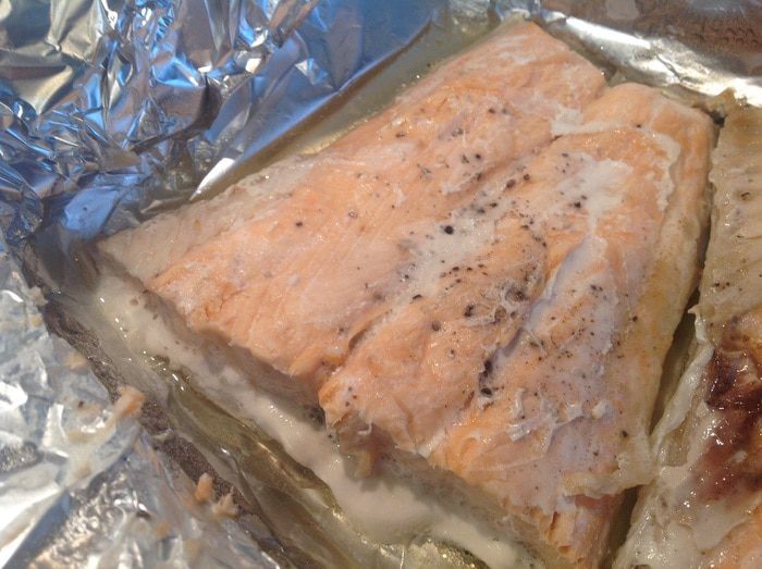 Кесадилья с лососем