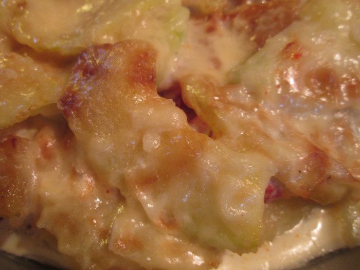 Запеканка с кабачками по-приморски