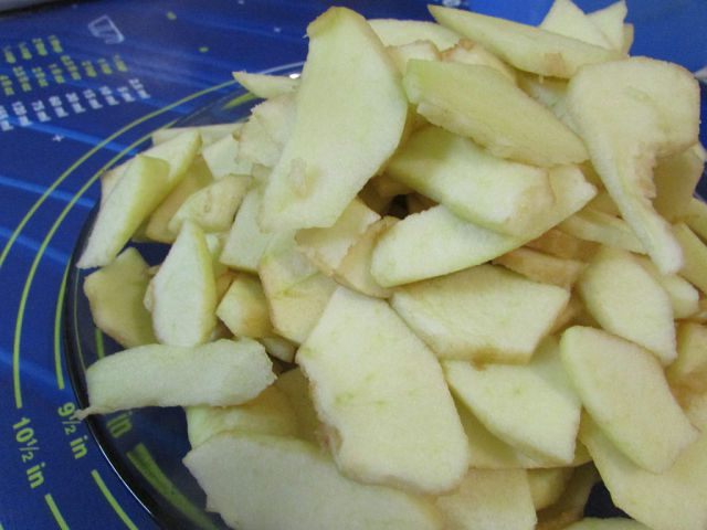 Яблочный пирог с кремом