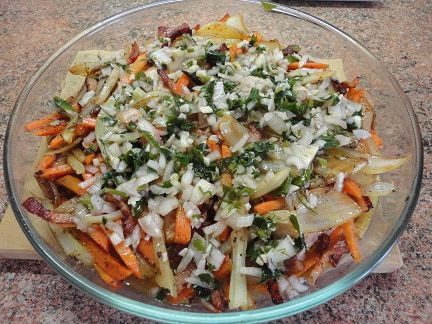Ароматная курочка в вине