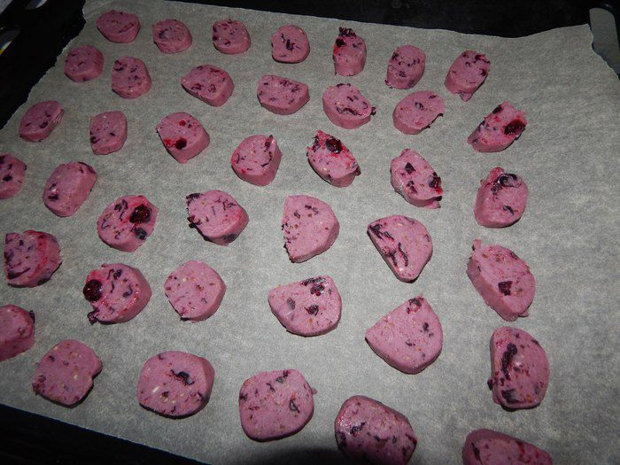 Фиолетовое печенье 