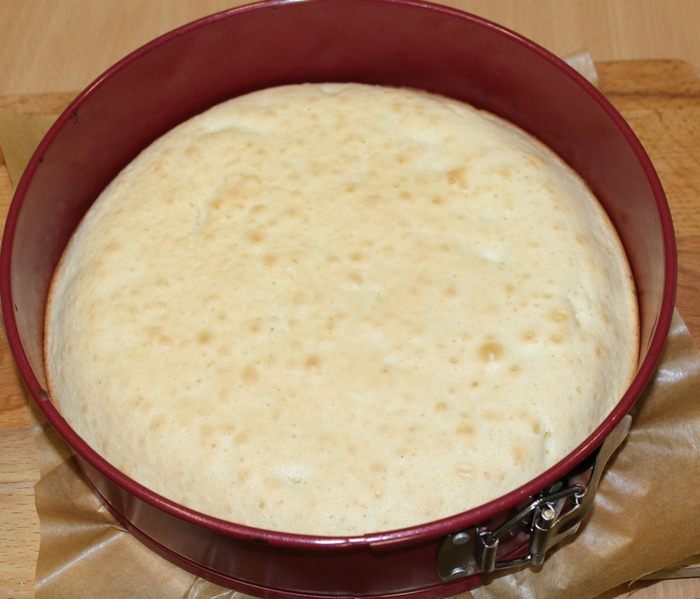 Сырный пирог с черникой