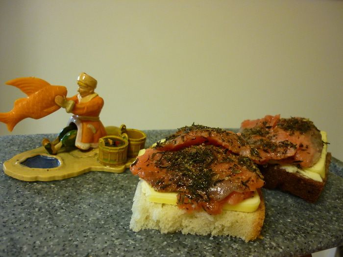 Красная рыба &amp;quot;По-сазоновски&amp;quot; с тимьяном