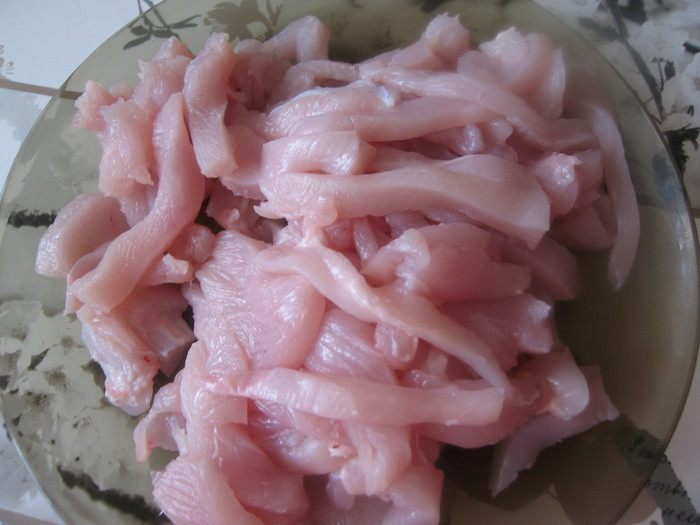 Курица с овощами  в кисло-сладком соусе