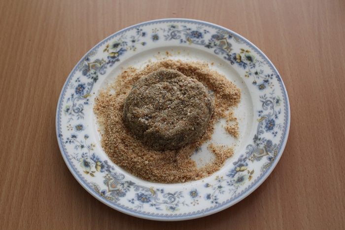 Постные котлеты из чечевицы с грибами
