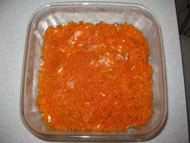 Салат слоеный &amp;quot;Две звезды&amp;quot;