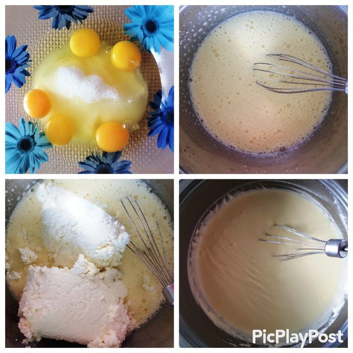 Творожник со свежей клубникой и черешней