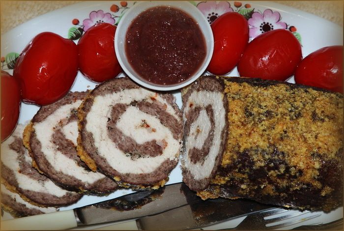 Мясной рулет &amp;quot;Завиток&amp;quot;