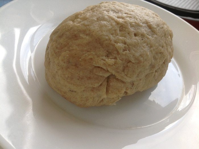 Ржаная галета с картофелем и грибами