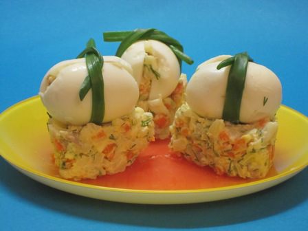 Салат картофельный с сельдью