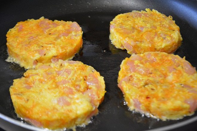 Куриные котлеты с овощами