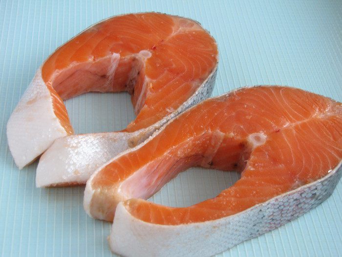 Форель с шампанским в конверте