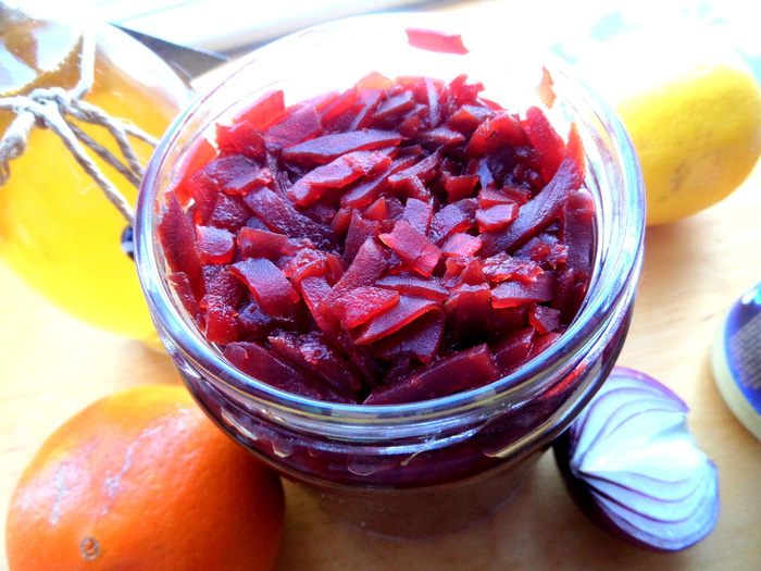 Свекольный салат с апельсином