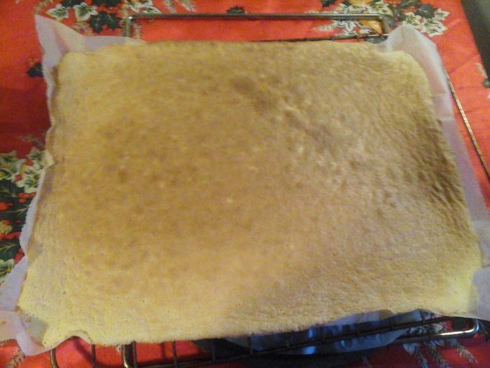 Торт с черникой и со сметаной 