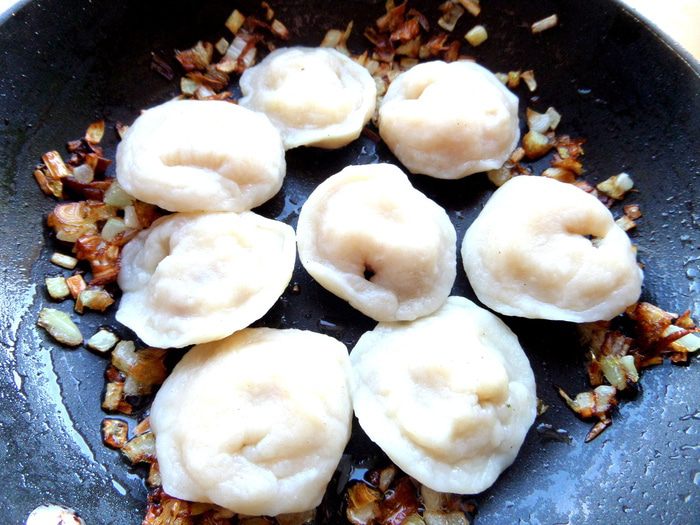 Вареники с картошкой (постные)