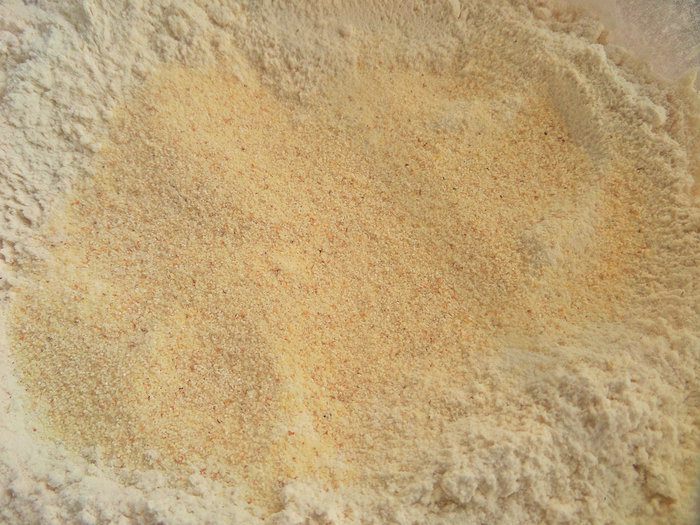 Пирог из булочек с арахисовой пастой и яблоками